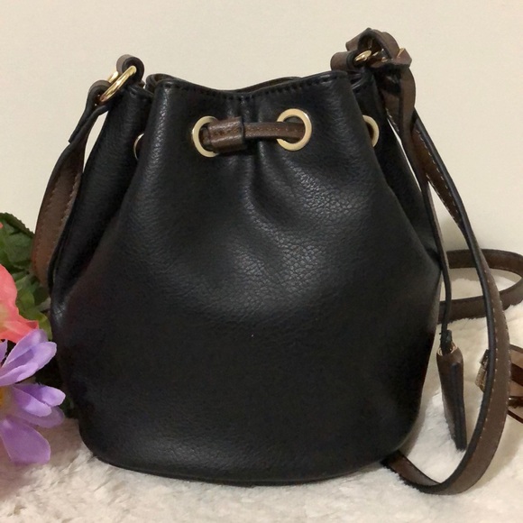 Simply noelle crossbody bag black whit gold tone - Picture 2 of 8